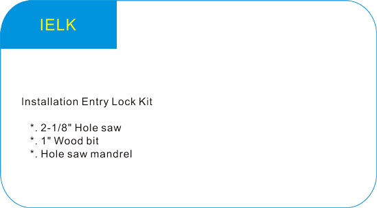  Installation Entry Lock Kit